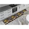 BIANCHERIAWEB Tappeto Passatoia Cucina Antiscivolo Sottolavello Digitale Fantasie Varie 50x230 Vaso Girasoli