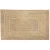 BiancheriaWeb Tappeto Bagno Doccia Spugna Tinta Unita Torino Tappetino Super Assorbente in Cotone Pelo Corto con Greca 60x90 Beige