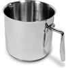 MONETA Bollilatte 14 cm Acciaio Inox con Beccuccio Induzione