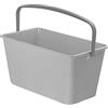 Apex Secchio Rettangolare 15 Litri - Extra Lungo per Attrezzi fino a 40 cm, Plastica di Alta Qualità, 44 x 26 x 22 cm
