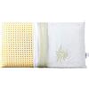 EVERGREENWEB MATERASSI & BEDS Evergreenweb Cuscino Letto 40x70 BASSO 9 cm Modello Saponetta Imbottitura 100% MEMORY FOAM doppia fodera ALOE VERA e Cotone Sfoderabile Guanciale Ortopedico per dolori Cervicali con DISPOSITIVO MEDICO