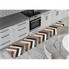 BIANCHERIAWEB Tappeto Passatoia Cucina Antiscivolo Sottolavello Digitale Fantasie Varie 50x500 Listelli