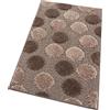 emmevi Tappeto Bagno Camera Antiscivolo Shaggy Moderno Scendi Doccia Assorbente MOD.iOS 50X80 Marrone