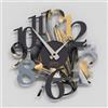 Giallobus - Orologio Bilay - Carved - Legno Mdf - Premium 30x30‎‎cm - 20 - Gold Marble - Artigianale Made in Italy - Silenzioso - Idea regalo - Moderni doppio livello
