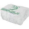 IMBALLAGGI 2000 - Stracci Pulizia Multiuso Assorbente per Uso Domestico, 1 confezione 2 kg Stracci Cotone Bianco - Stracci Pavimento, Cucina, Bagno, per Spolverare