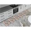 BIANCHERIAWEB Tappeto Passatoia Cucina Antiscivolo Sottolavello Digitale Fantasie Varie 50x280 Mattonella