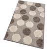 emmevi Tappeto Bagno Camera Antiscivolo Shaggy Moderno Scendi Doccia Assorbente MOD.iOS 50X110 Tortora