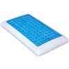 EVERGREENWEB MATERASSI & BEDS Evergreenweb - Cuscino Memory Foam con GEL Forato Traspirante Anallergico Saponetta per CERVICALE 2 Fodere Coolmax® e 100% Cotone Antiacaro Guanciale Letto Sfoderabile Lavabile in Lavatrice OFFERTA