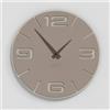 Giallobus - Orologio Bilay - Simple relief - Legno Mdf - Premium 30x30‎‎cm - n.15 Elegant rose - Artigianale Made in Italy - Silenzioso - Idea regalo - Moderni doppio livello