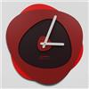 Giallobus - Orologio Bilay - Bokeh - Legno Mdf - Premium 30x30‎‎cm - 04 - Ruby - Artigianale Made in Italy - Silenzioso - Idea regalo - Moderni doppio livello