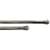 BIANCHERIAWEB Bacchette Tende A Pressione Bastone Tenda Estensibile Astina con Molla 40-60 Argento