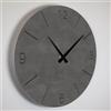 Giallobus - Orologio Linea Basic - Cement - Legno Mdf - Basic 30x30 - Meccanismo silenzioso - Pronto da appendere - Orologi moderni