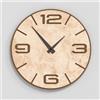 Giallobus - Orologio Bilay - Simple relief - Legno Mdf - Premium 30x30‎‎cm - n.35 Pink marble - Artigianale Made in Italy - Silenzioso - Idea regalo - Moderni doppio livello