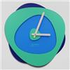 Giallobus - Orologio Bilay - Bokeh - Legno Mdf - Premium 30x30‎‎cm - 11 - Radioactive - Artigianale Made in Italy - Silenzioso - Idea regalo - Moderni doppio livello