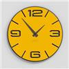Giallobus - Orologio Bilay - Simple relief - Legno Mdf - Premium 30x30‎‎cm - n.23 Beer - Artigianale Made in Italy - Silenzioso - Idea regalo - Moderni doppio livello