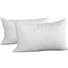 EVERGREENWEB MATERASSI & BEDS Evergreenweb - Coppia Cuscini Memory Foam 30x50 h 12cm da Letto o Arredo Divano Decorativi Imbottitura 100% Fiocco effetto Piuma Traspiranti Fodera Anallergica 2 Guanciali per Dolori Cervicali OFFERTA