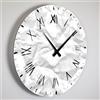 Giallobus - Orologio Linea Basic - Carta Straccia - Legno Mdf - Basic 30x30 - Meccanismo silenzioso - Pronto da appendere - Orologi moderni