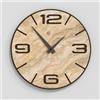 Giallobus - Orologio Bilay - Simple relief - Legno Mdf - Premium 30x30‎‎cm - n.16 Canyon - Artigianale Made in Italy - Silenzioso - Idea regalo - Moderni doppio livello