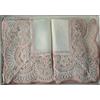 Corredocasa Set di Tris Centrini in Macramè Lavorazione Artigianale Composto da Striscia Runner 40x70 cm. e 2 Centri Piccoli 40x30 cm Disponibili Due Varianti Di Colori - Prodotto Italiano (Rosa)