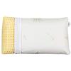EVERGREENWEB MATERASSI & BEDS Evergreenweb - Cuscino Letto 40x70 alto 18 cm con tessuto ALOE VERA Sfoderabile e Lavabile Imbottitura 100% MEMORY FOAM Guanciale ANTIRUSSAMENTO Ortopedico per SOLLIEVO dal dolore al Collo e Cervicale