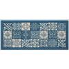 BIANCHERIAWEB SONNI CALDI E PROFONDI CON BIANCHERIAWEB Tappeto Passatoia Cucina Retro Antiscivolo Runner Corsia Sottolavello Lavabile Disegno Maiolica by Suardi