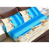 BIANCHERIAWEB Completo Lenzuola Letto in 100% Cotone Made in Italy Fantasia Z-Mare Singolo Z-Mare
