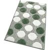 emmevi Tappeto Bagno Camera Antiscivolo Shaggy Moderno Scendi Doccia Assorbente MOD.iOS 65X130 Verde