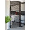 BIANCHERIAWEB Tenda Antimosca Antirumore Catenella Perline A Caduta Pannello Porta Finestra Casa Marrone 140x230 Marrone