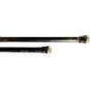 BIANCHERIAWEB SONNI CALDI E PROFONDI CON BIANCHERIAWEB Bacchette Tende A Pressione Bastone Tenda Estensibile Astina con Molla 60-80 Nero-Oro