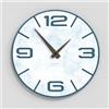 Giallobus - Orologio Bilay - Simple relief - Legno Mdf - Premium 30x30‎‎cm - n.36 Blue marble - Artigianale Made in Italy - Silenzioso - Idea regalo - Moderni doppio livello