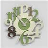 Giallobus - Orologio Bilay - Carved - Legno Mdf - Premium 30x30‎‎cm - 15 - Pinking - Artigianale Made in Italy - Silenzioso - Idea regalo - Moderni doppio livello