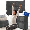 ELONEO Cuscino schienale 70 cm di larghezza, cuscino angolare adatto per letto e divano