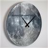 Giallobus - Orologio Linea Basic - Paesaggio Lunare - Vetro acrilico - Basic 30x30 - Meccanismo silenzioso - Pronto da appendere - Orologi moderni