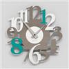 Giallobus - Orologio Bilay - Carved - Legno Mdf - Premium 30x30‎‎cm - 11 - Boat - Artigianale Made in Italy - Silenzioso - Idea regalo - Moderni doppio livello