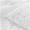 emmevi Tovaglia Plastificata Ricamata Bianca Pizzo 3D Moderna Copritavolo Cucina Antimacchia 137X50 DIS_B