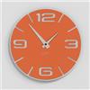 Giallobus - Orologio Bilay - Simple relief - Legno Mdf - Premium 30x30‎‎cm - n.25 Terracotta - Artigianale Made in Italy - Silenzioso - Idea regalo - Moderni doppio livello