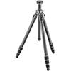 Gitzo GT2543L Serie 2 Treppiede, Mountaineer, 4 Sezioni in Carbonio Long, Grigio/Nero