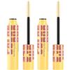 Maybelline New York Mascara Volumizzante Colossal Bubble Waterproof Colore Nero Lunga Tenuta con Scovolino a Pettine Separa e Definisce le Ciglia Formula Leggera e Stratificabile - 2 Mascara