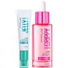 Maybelline New York Primer Base Trucco a Lunga Tenuta 24h Grippy Serum Idratante Rimpolpante 30ml + Poreless Jelly Levigante Minimizza i Pori con Niacinamide 30ml - Set da 2