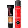 L'Oreal Paris L'Oréal Paris Infaillible Fondotinta Liquido 32H Matte Cover 4% Niacinamide SPF 25 Colore 310 Warm Undertone + Spray Fissante 3-Second Setting Mist per Trucco Viso No-Transfer 75ml - 2 Flaconi