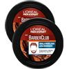 L'Oreal Paris L'Oréal Paris Men Expert Barber Club Argilla Modellante per Capelli Effetto Matt Fissaggio Medio Look Disordinato - 2 Barattoli da 75ml