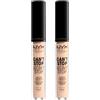 NYX Professional Makeup Correttore Can't Stop Won't Stop Tonalità 4 Light Ivory Liquido Multiuso Lunga Tenuta 24h Waterproof Ultra Pigmentato Corregge Scolpisce e Illumina - 2 Correttori da 3,5ml