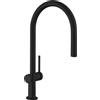 hansgrohe Talis M54 Miscelatore cucina monocomando 210, bocca d'erogazione estraibile, 1 getto, nero opaco, 72802670