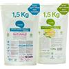 MAMICUP Kit Acido Citrico per Lavatrice + Percarbonato di Sodio Sbiancante (1,50 + 1,50 Kg) Azione Combinata per Sbiancante Bucato e Ammorbidente, Anticalcare Bagno, Antimuffa, Busta Richiudibile Riciclabile