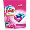 Bio Presto Power Caps Color, Detersivo Lavatrice Predosato In Capsule, Confezione Da 54 Lavaggi