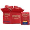 Barilla Pasta Al Bronzo Mezzi Rigatoni 100% Grano Italiano, Pasta trafilata al bronzo con microincisioni, Formato grande e corposo, Eccellente tenuta del sugo, 16 Confezioni da 500 g