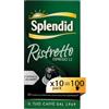 Splendid - Capsule Caffè Espresso Ristretto - 100 Capsule in Alluminio - 10 confezioni da 10 - Intensità 12 - Compatibili con Macchine Nespresso