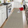 parpyon Tappeto passatoia cucina LAVABILE Lucy - ANTISCIVOLO aderisce perfettamente a terra non piega si pulisce con straccio - tappeti casa moderno (50X120, 01)