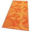 emmevi Tappeto Cucina Tridimensionale Cerchi 3D Assorbente Morbido Moderno Antiscivolo 50x80 Arancione