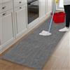 parpyon® Tappeto passatoia Cucina Lavabile Sixty - Antiscivolo aderisce Perfettamente a Terra Non Piega Si pulisce con il mocio è Antisfilo tappeti Moderno (CM60X240, 01SY)
